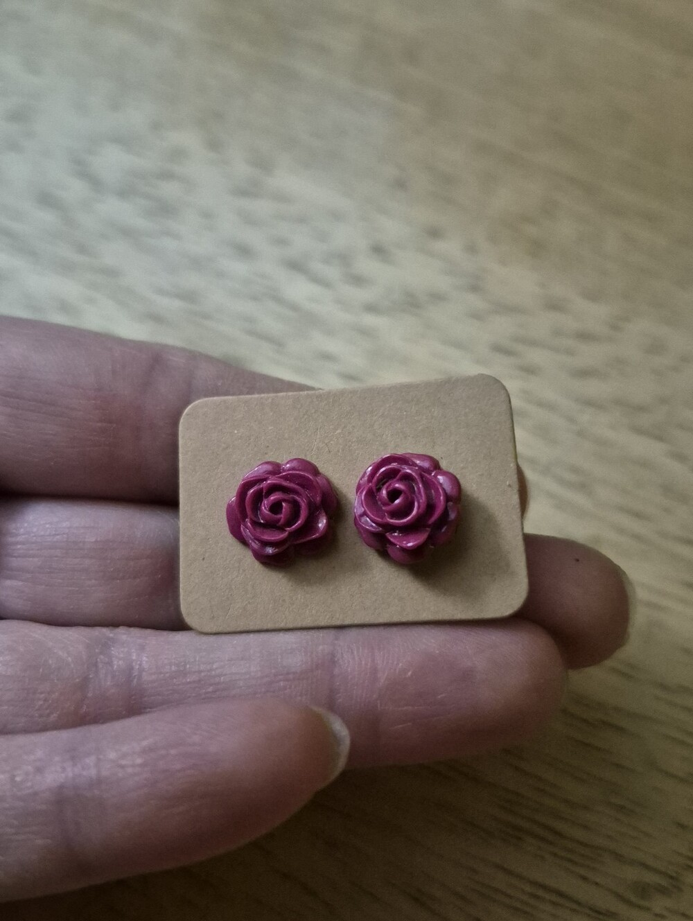 Rose Stud Earrings